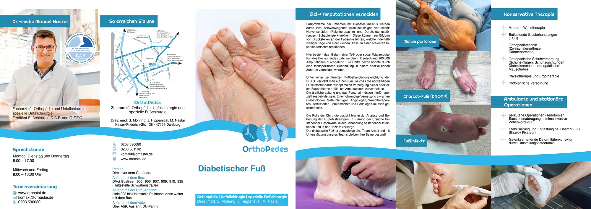 Flyer Diabetischer Fuß OrthoPedes