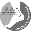 Zertifikat Fußchirurgie D.A.F.